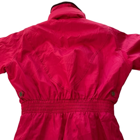 FERA Vintage 90’s Y2K Red Ski Suit Snowsuit Women’s 8P Thermoloft Insulation - Picture 7 of 16